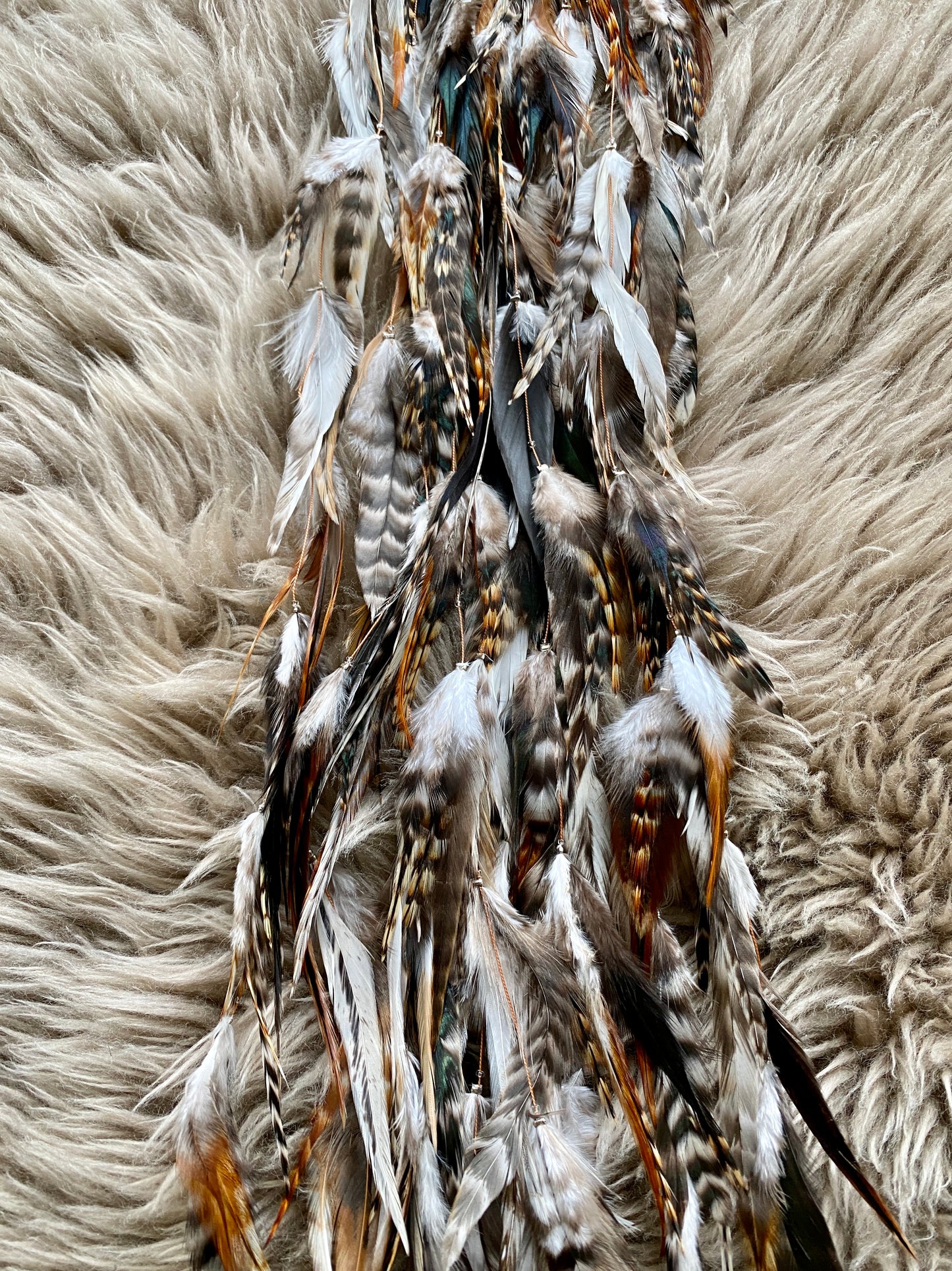 Feather Extensions - Chinchilla Minx