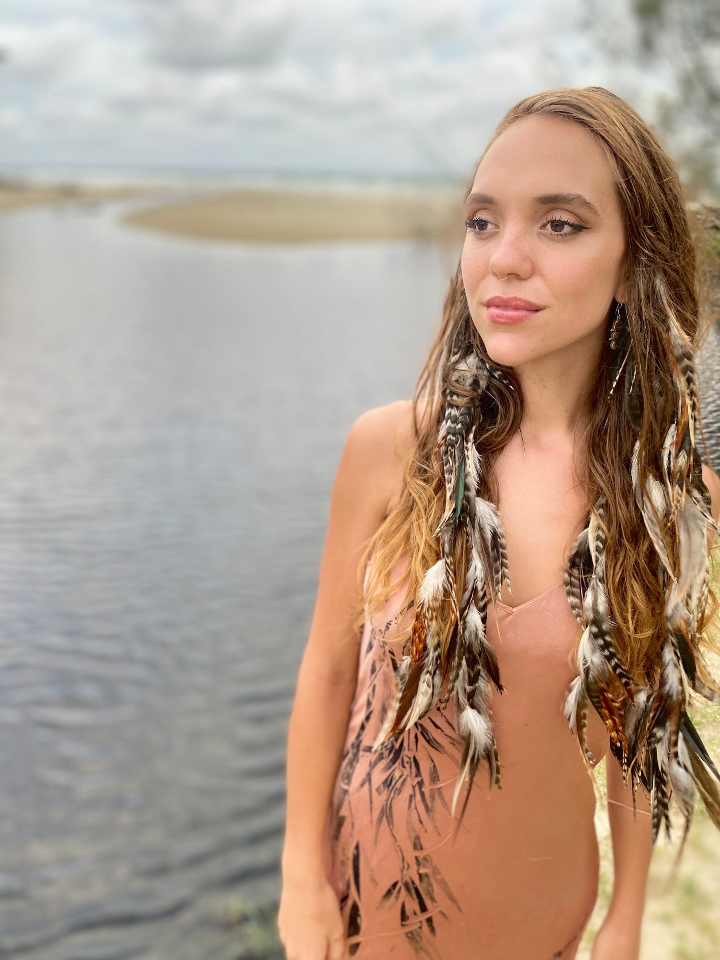 Feather Extensions - Chinchilla Minx