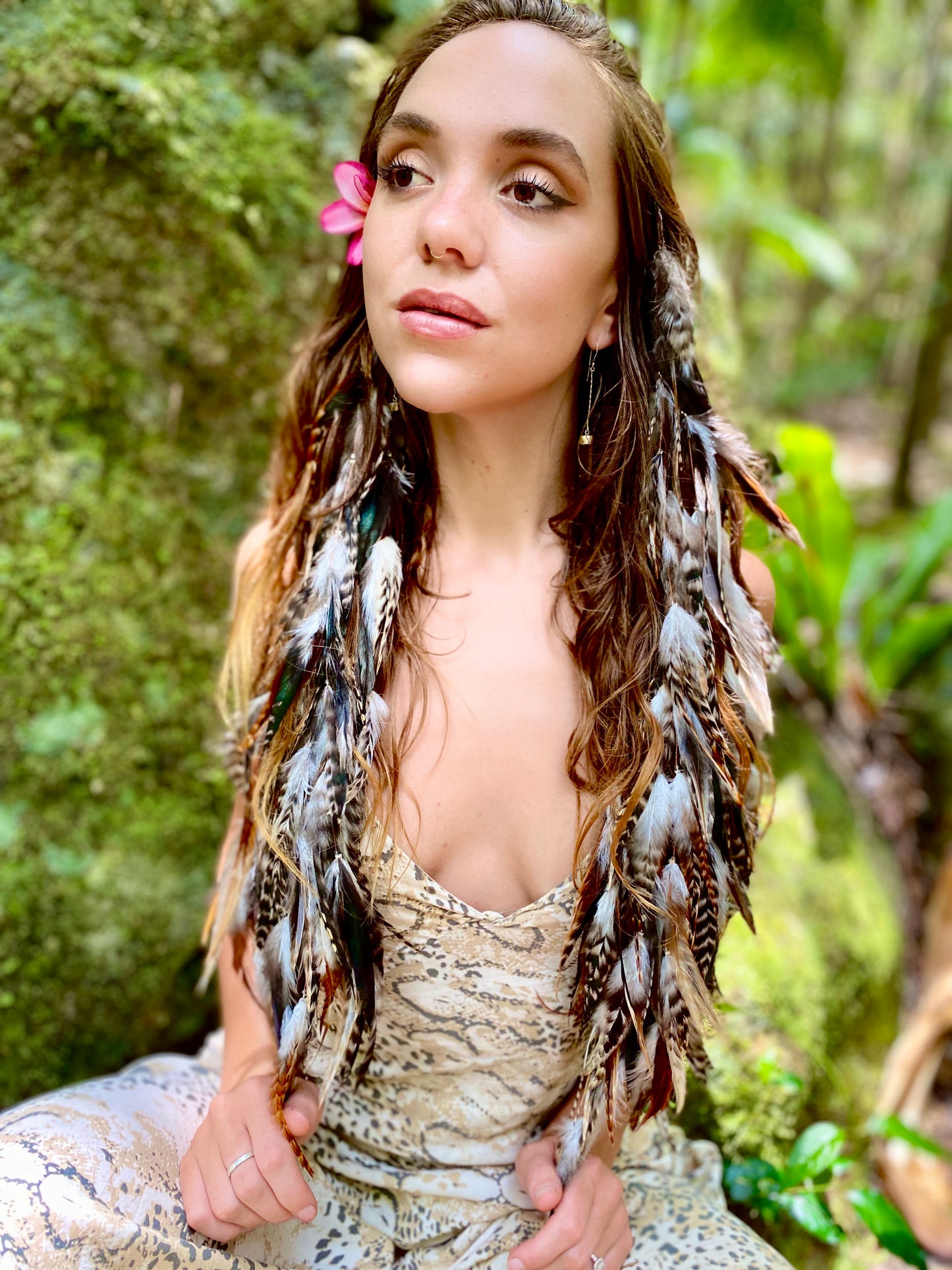 Feather Extensions - Chinchilla Minx