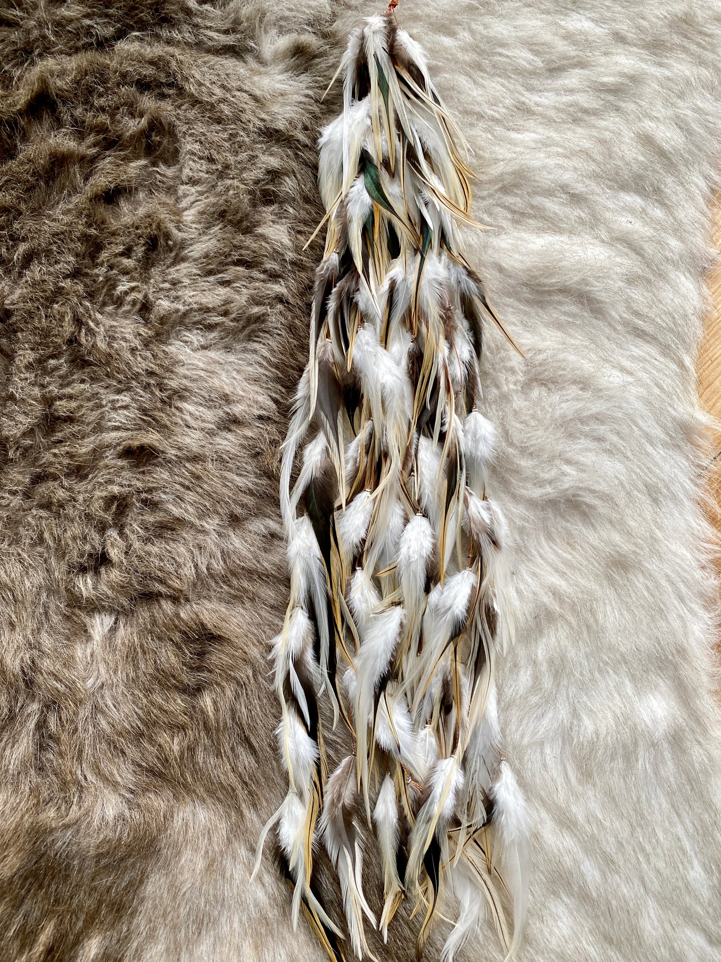 Feather Extensions - Snow Leopard