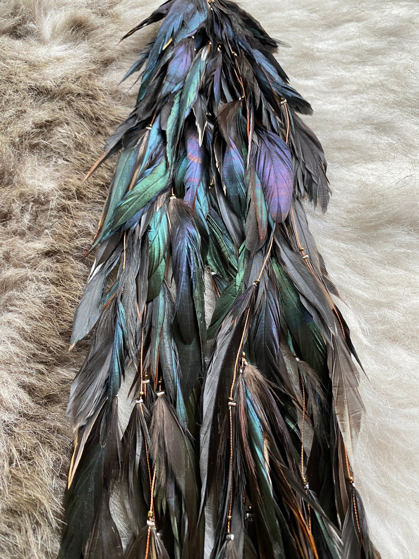 Feather Extensions - Midnight Raven